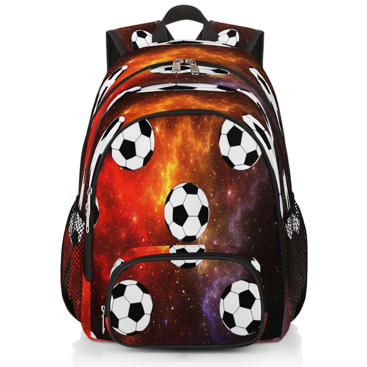 Galaxy Space plecak piłkarski o dużej pojemności plecak szkolny, plecak na książki, plecak piłkarski, wędrówki, podróż, na co dzień, na laptopa, plecak dla dzieci, chłopców, dziewcząt, mężczyzn,