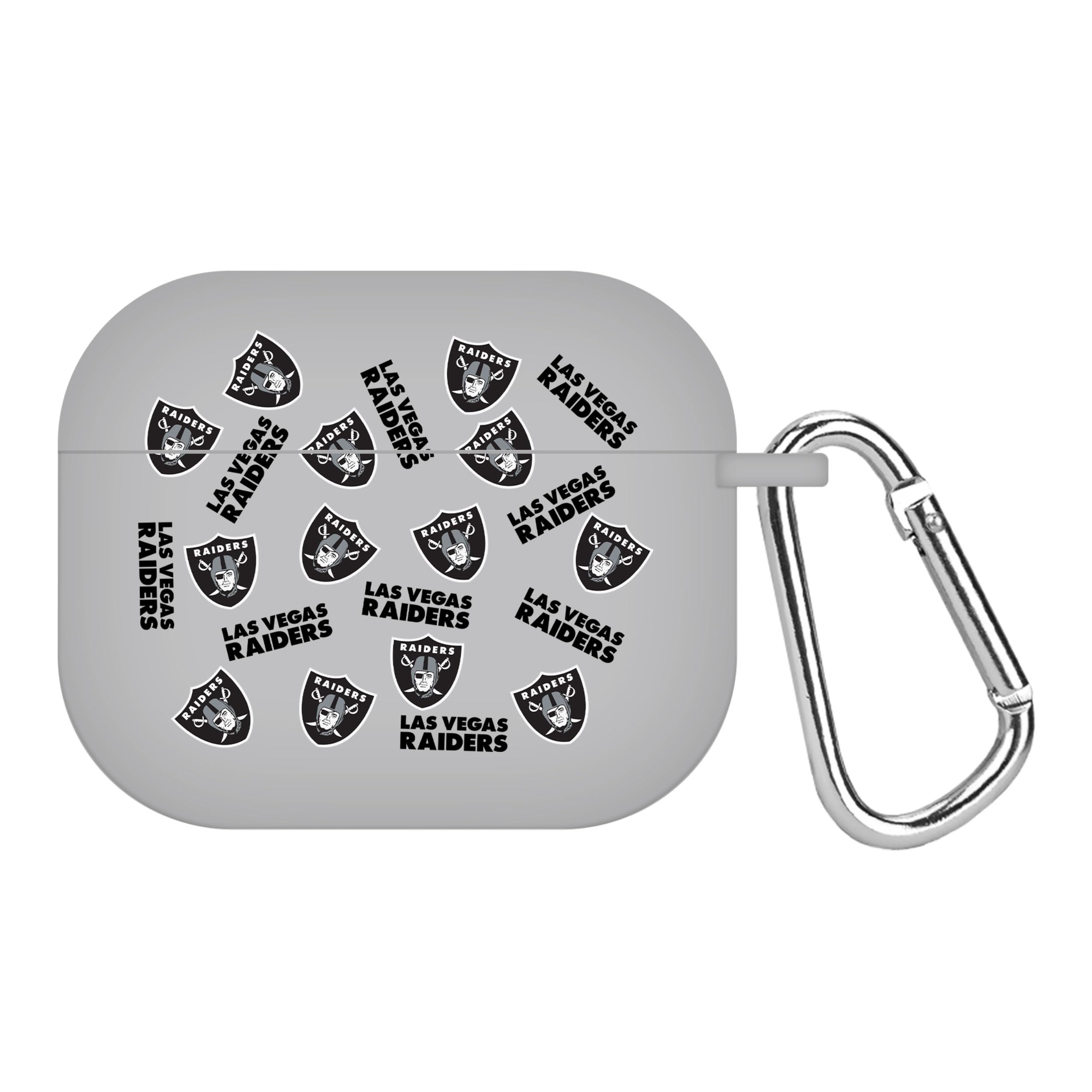 Game Time Las Vegas Raiders HD Case Cover Compatible with Apple AirPods Gen 3 (Gray Random)