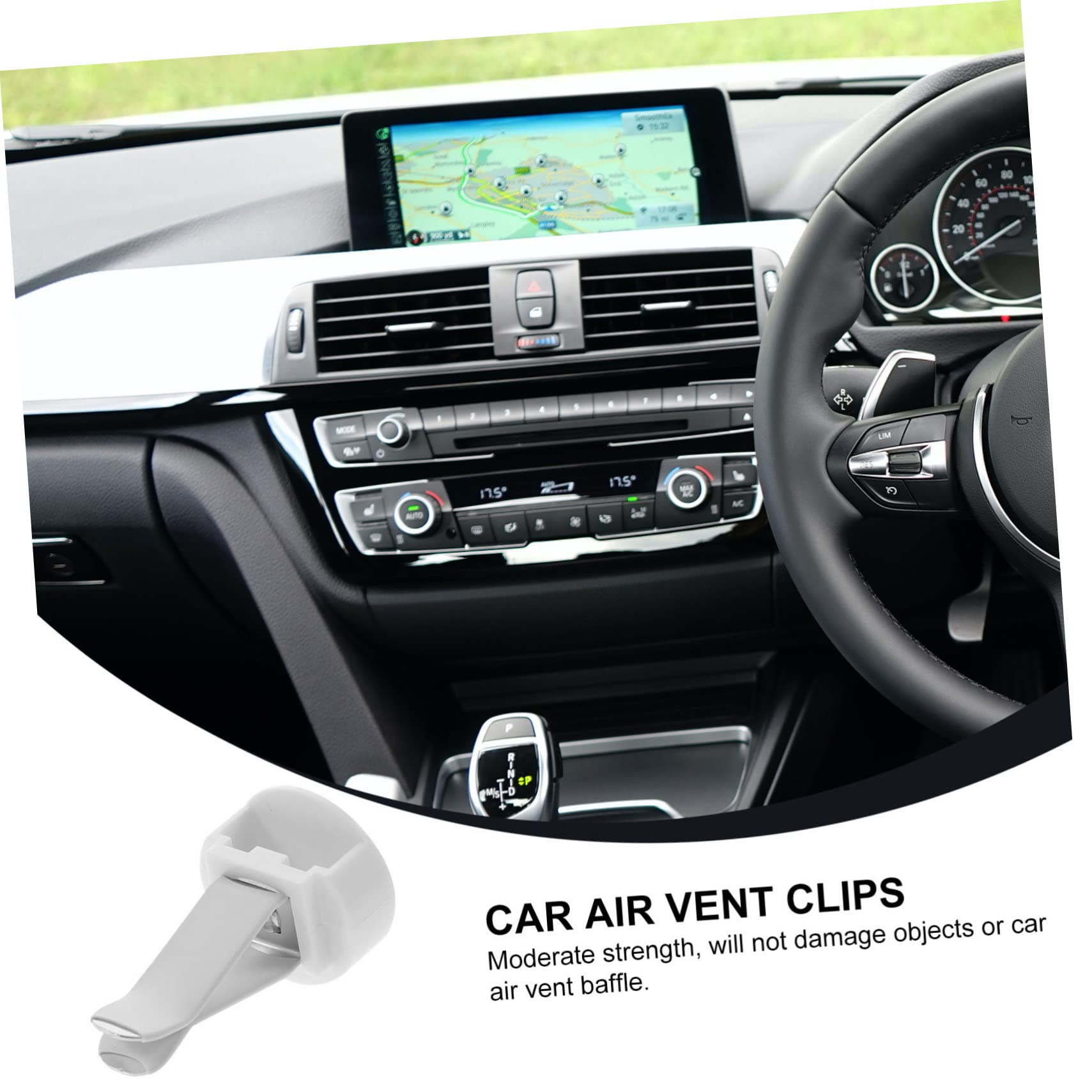 Ganci per Auto Accessori Decorativi 100 Pezzi Clip per Bocchetta di Aerazione in Metallo e Plastica per Eliminare Odori Auto e Personalizzare Diffusore Dell'aria