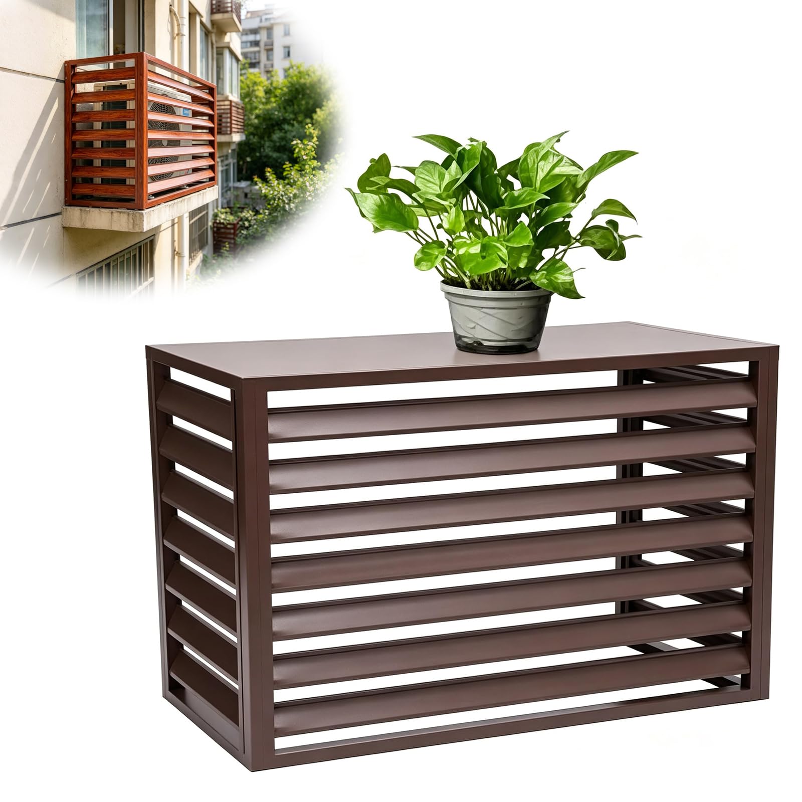 Kgfvesdc Mini Split AC Unit Cover,Outdoor Noise Reduction,Zero-Maintenance