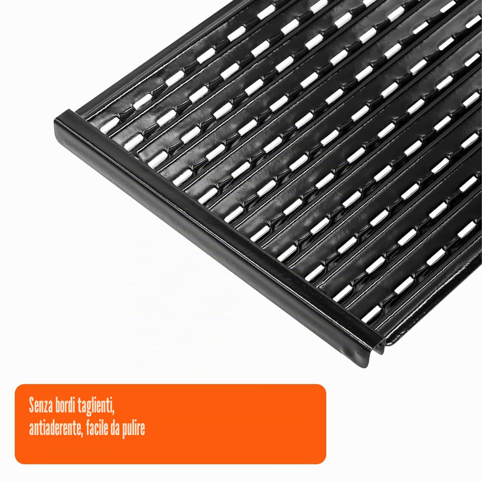 GFTIME 43.2cm Griglia a infrarossi per Charbroil Performance Tru Infrarossi 3 fuochi 450 Grill a Gas, Griglia in Acciaio porcellanato Pezzi di Ricambio per griglia Charbroil 463371116 463370919