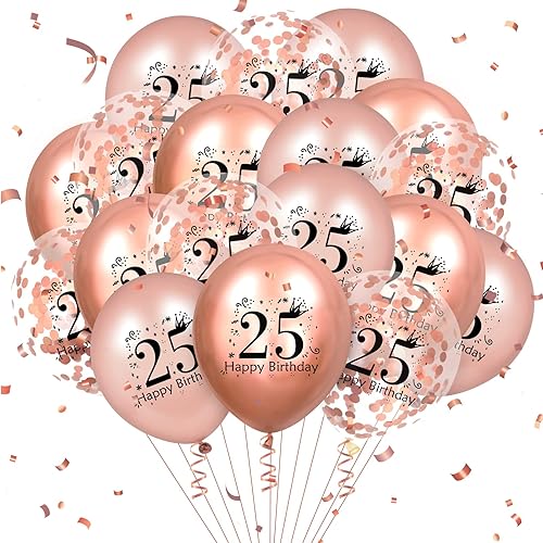 Miniatura 29 de 18 globos de cumpleaños de 13 años y suministros de decoración de fiesta de confeti para niñas y niños, 12 pulgadas