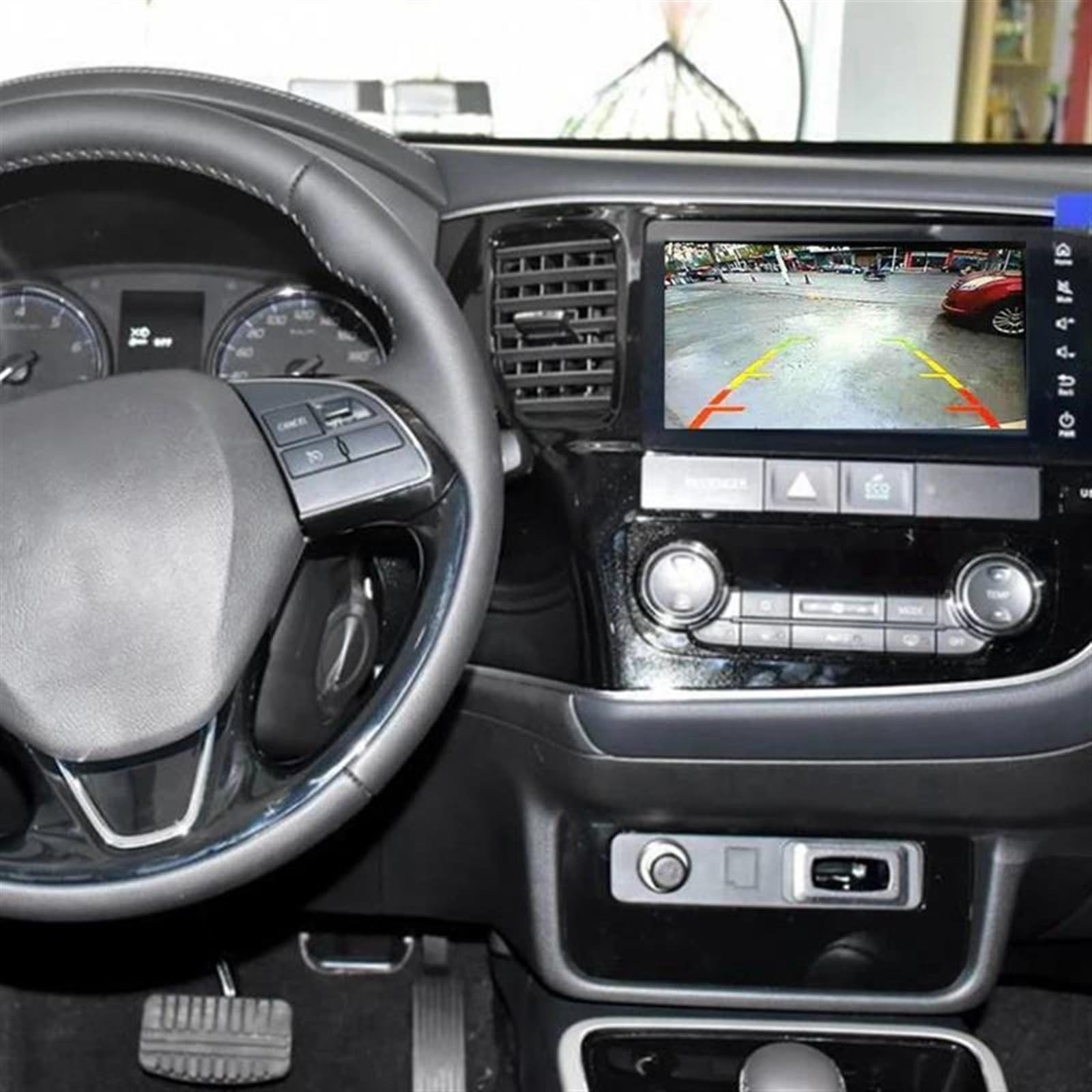 Samochodowa kamera cofania zamiennik kamery cofania dla Mitsubishi dla Outlander dla ASX GF GG ZJ 5X samochodowa kamera cofania RCA wideo konwertuj adapter kabla