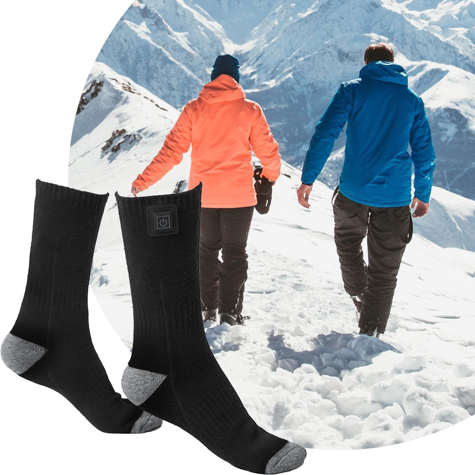 Beheizbare Socken, Sportzubehör, Fußwärmer, bequem und