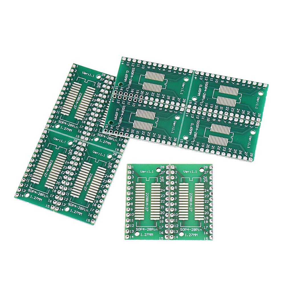 10Pcs 28Pin Dip DIP-28 Socket Pcb Mount Connector IC DIP28 Narrow 2.54mm Adapter