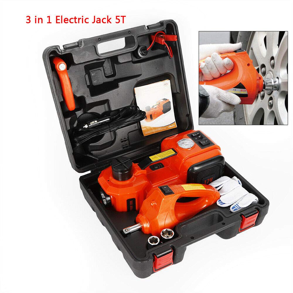 Buy CNCEST Electric Impact Wrench Car Repair Tool Kit,12V DC 5 Ton