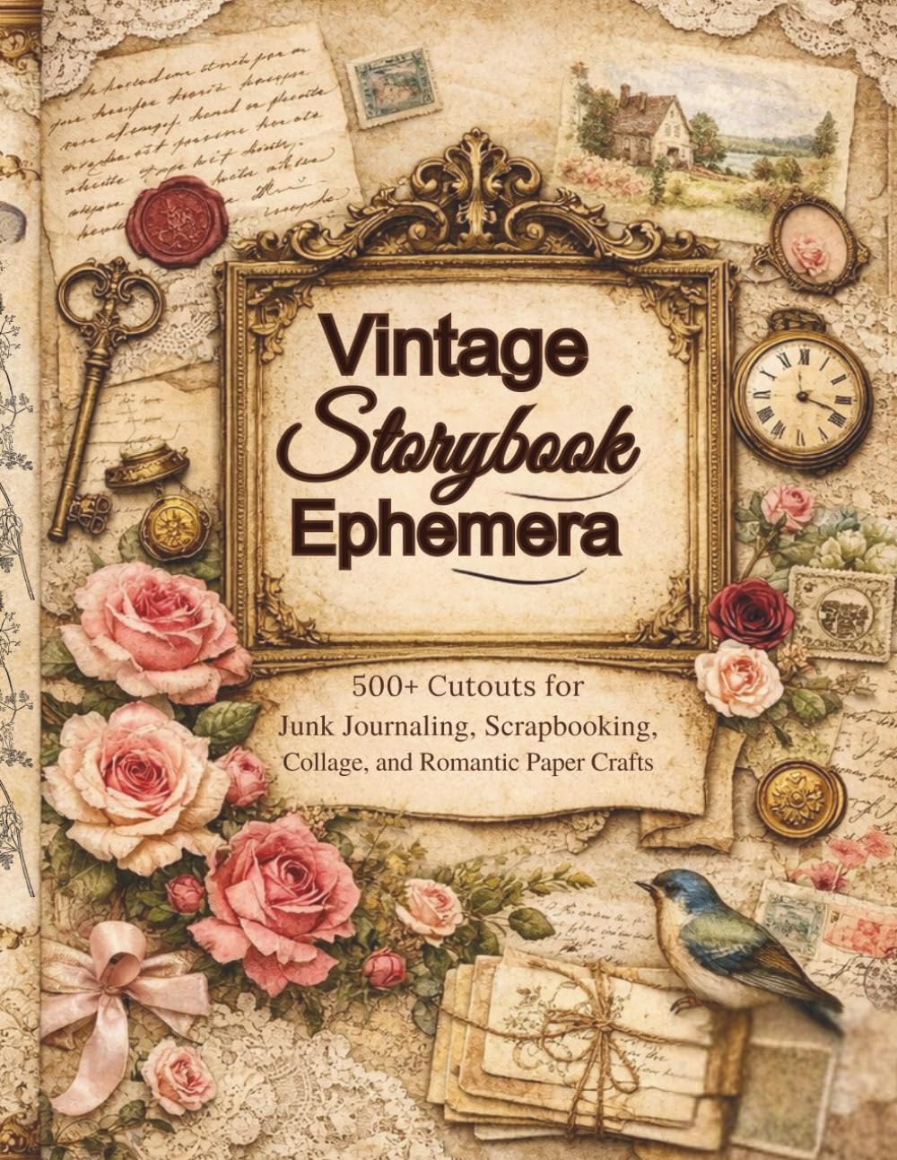 Decoupe scrapbooking vintage : sublimez vos carnets secrets avec 500 images romantiques