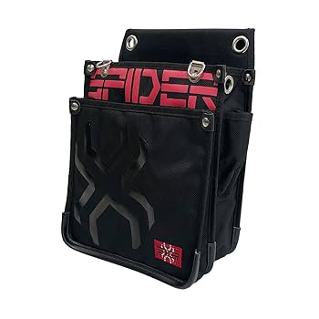Amazon | SK11 SPIDER 鳶用腰袋L 薄型 大型 ストレッチ素材の