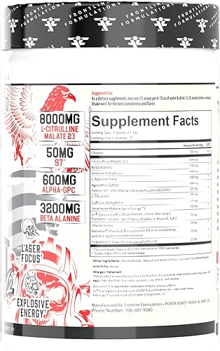 Miniatura 2 de Gauntlet - Polvo de pre-entrenamiento, entrenamientos explosivos, enfoque láser, estimulación media, sabor increíble, propiedad y operación de