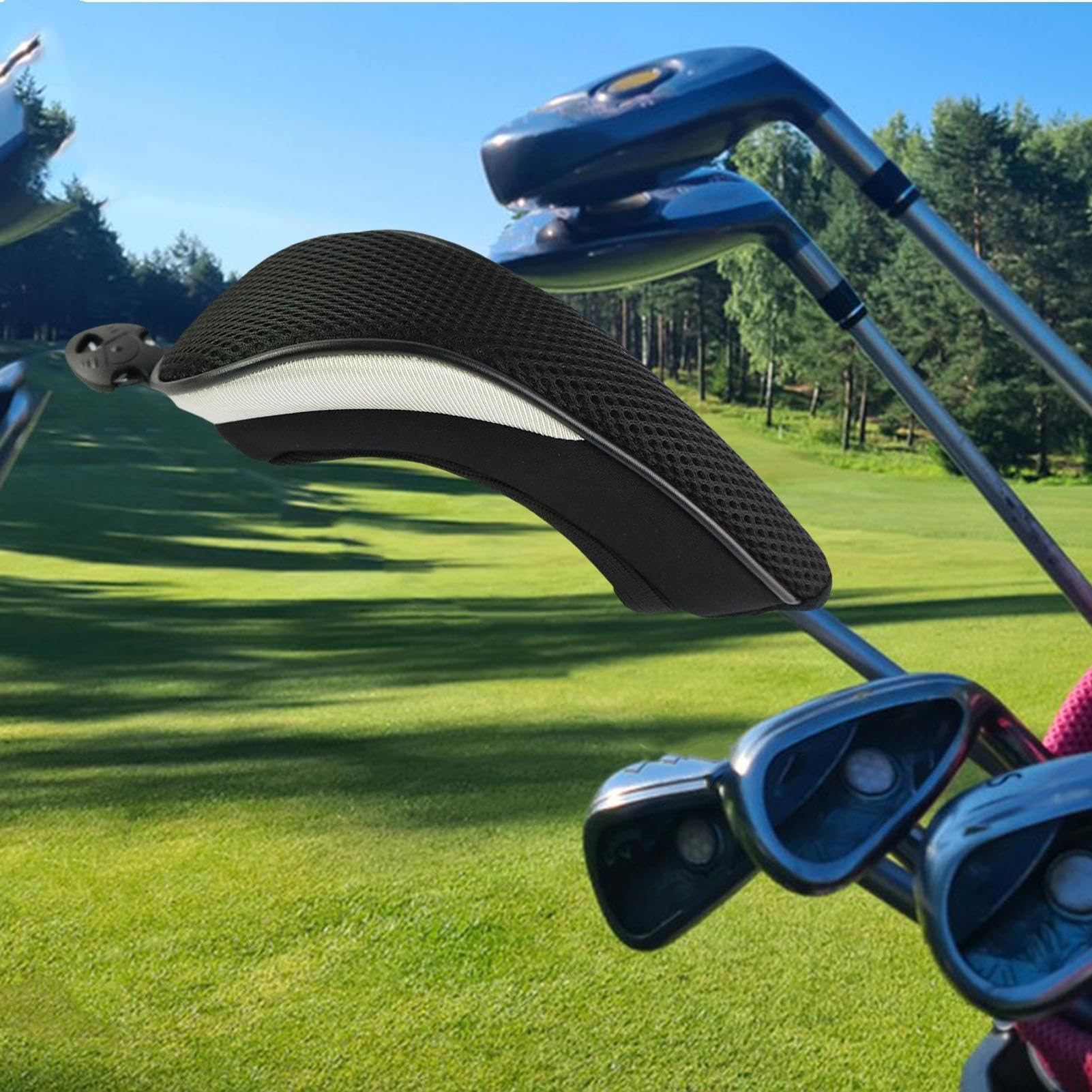 Golfschlägerhaube, Hybrid-Schlägerhaube, wetterfeste Schutzausrüstung für Reisen, Aufbewahrung, Organisation, Kurstransport