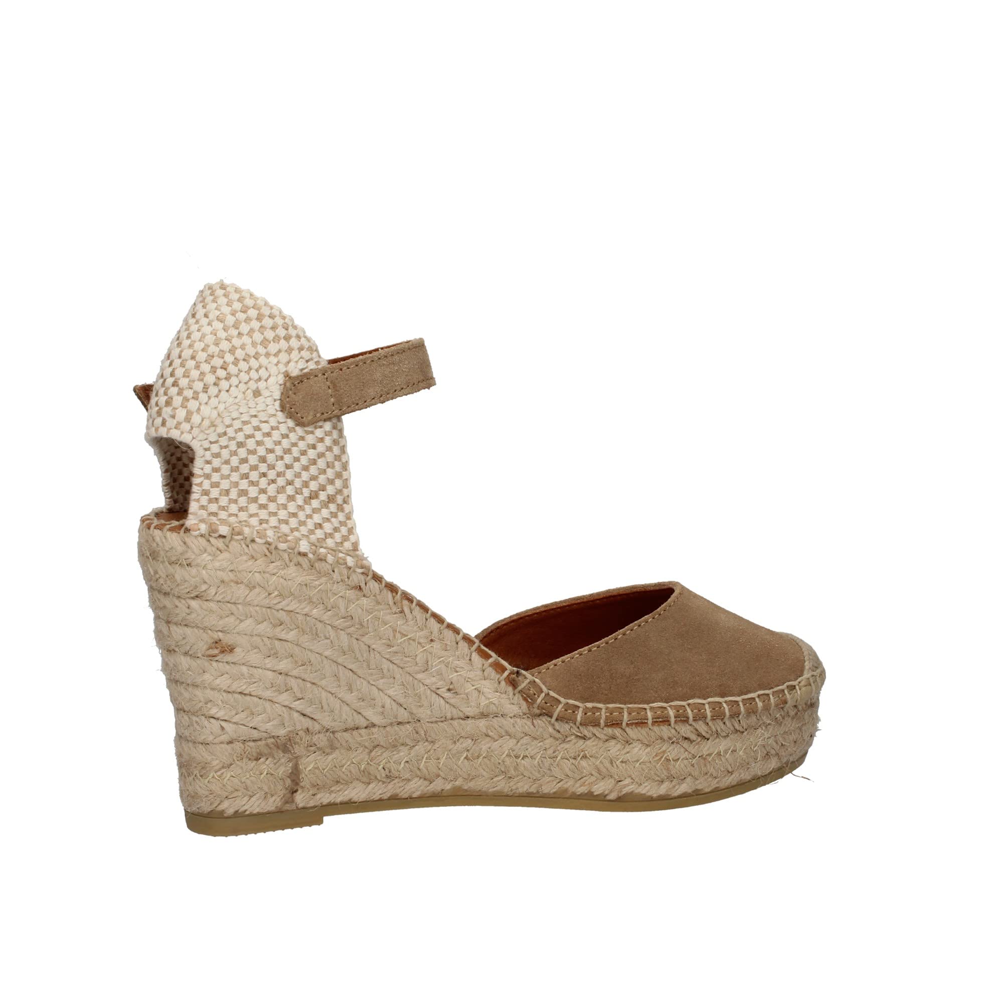 Viguera espadrillas con zeppa in juta e cinturino