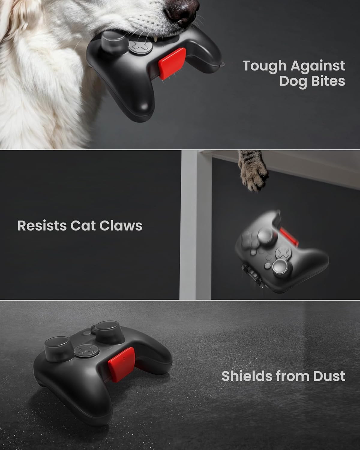 tomtoc Protective Case for Nintendo Switch 2 Pro Controller, Hard Shell Joystick Protector, Portable Travel Storage Case, Shock-proof, Anti-scratch, Water-resistant Accessory Cover - Image 5