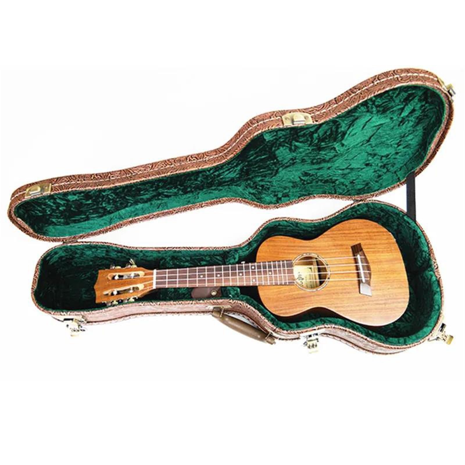 ukulele 26 Top Per Chitarra Hawaiana Tenore A 4 Corde Per Ukulele Elettrico KOA In Legno Massello Di Acacia Con Scatola EQ +