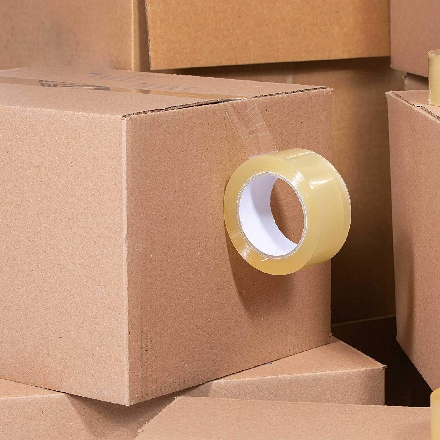 nekko 36 Rollen Paketklebeband Transparent- Starke Klebekraft, Kein Einreißen, Leises Abrollen - Packband Verpackungsband - 50mm x 66m Klebeband