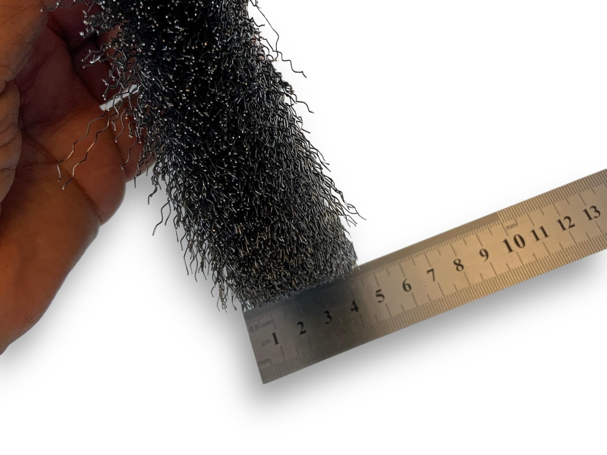 Brosse circulaire ACIER | Ø 200 mm | Epaisseur 3 rangs | Fil dur 0.30 mm ondulé | Alésage 32 mm + réducteur bague 25/22/20/16/12 mm | Touret meuleuse affûteuse ponceuse | Kibros 238203AT