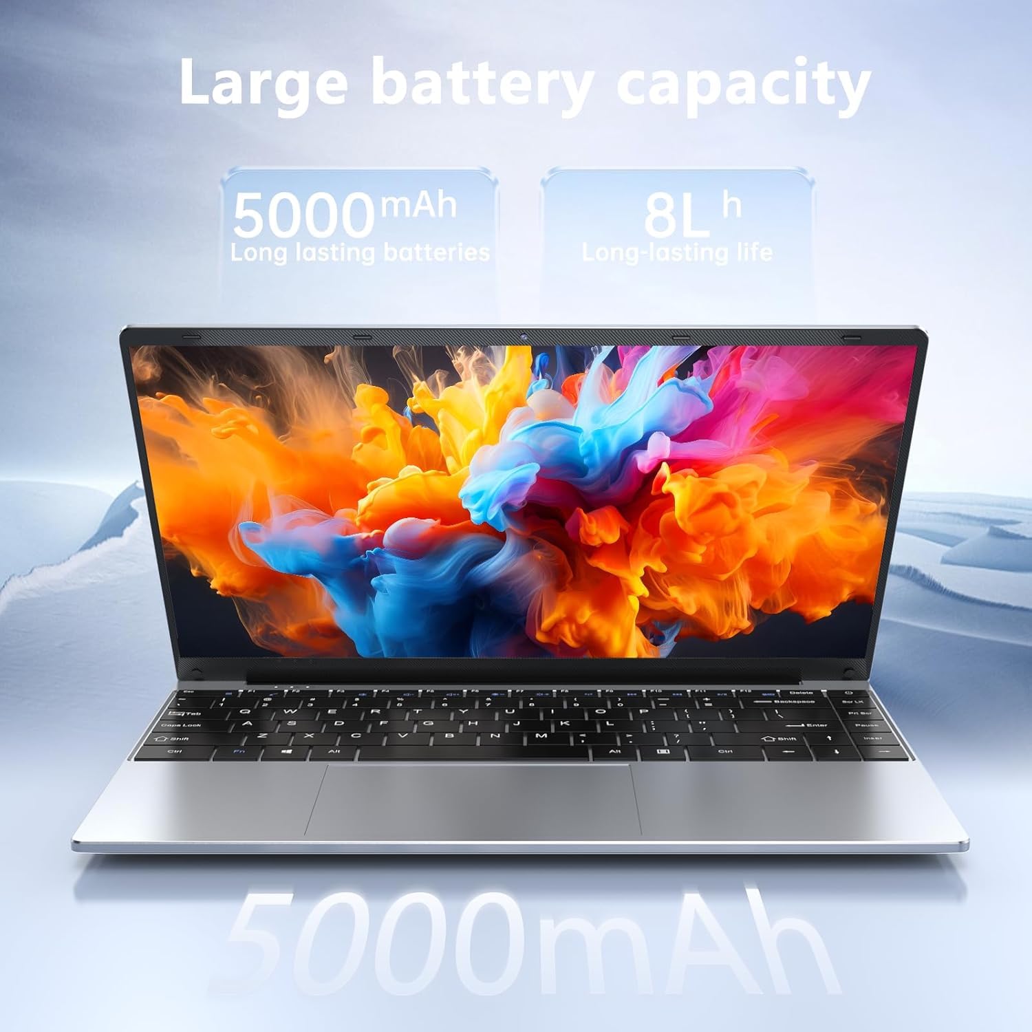 FUNYET Computer Portatile, N5095 (fino a 2,9 GHz), 8 GB RAM 256 GB SSD Win 11 Pro 14.1" IPS FHD 1920 * 1080 PC Portatile, Convertibile 180° Laptop Mini HDMI, DC, WiFi, USB3.0×2, Bluetooth 5.0