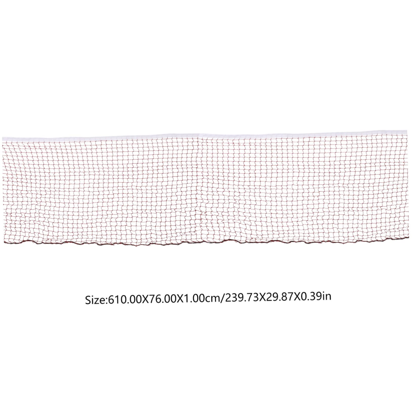 KOMBIUDA Badminton Netting Red Portable Sports Net Foldable Sturdy Easy to Maintain