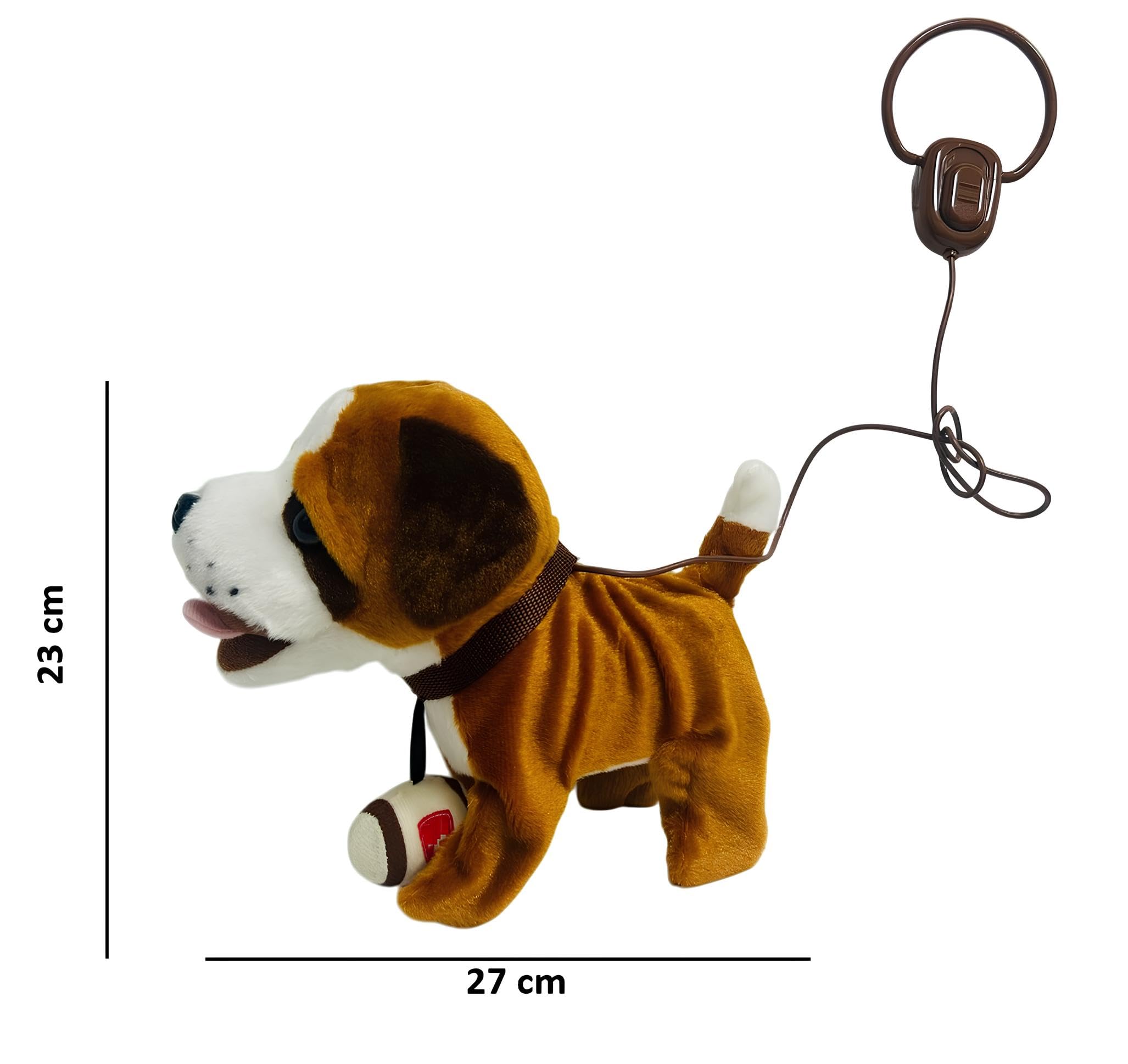Pluszowy pies pilot zdalnego sterowania św. Bernard z dźwiękami chodzenie szczekanie interaktywna kłaczka, chodzenie ogonem Puppy Walking Elektroniczny szczeniak pluszowy pies smycz
