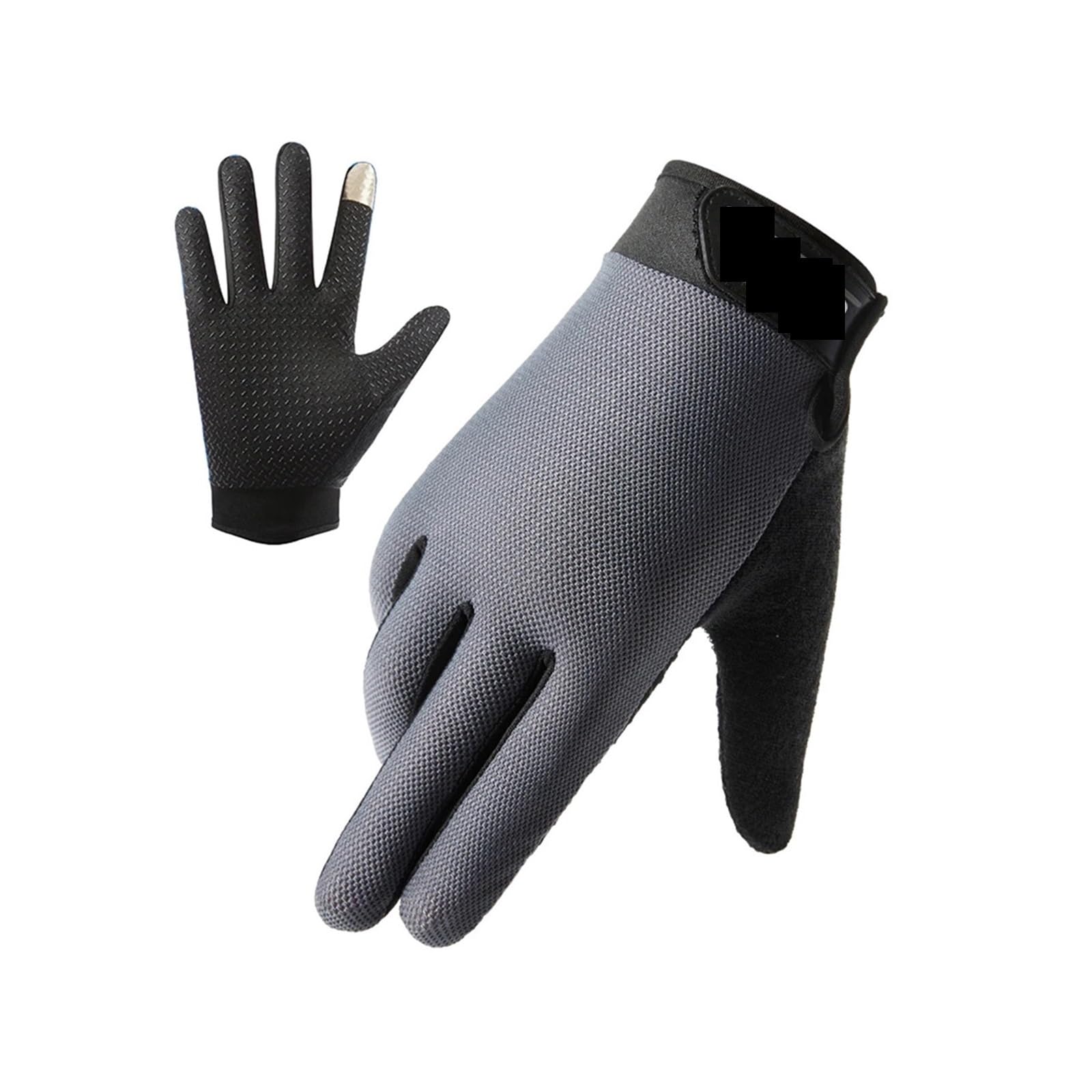 Guantes de Pesca con Dedos completos for Hombre y Mujer, Guantes Largos Transpirables, Accesorios Verano para Pesca