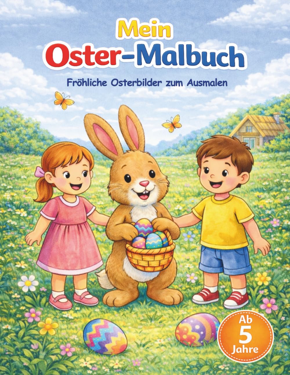 Mein Oster-Malbuch für Kinder ab 6 Jahren: Liebevoll gestaltete Osterbilder zum Ausmalen