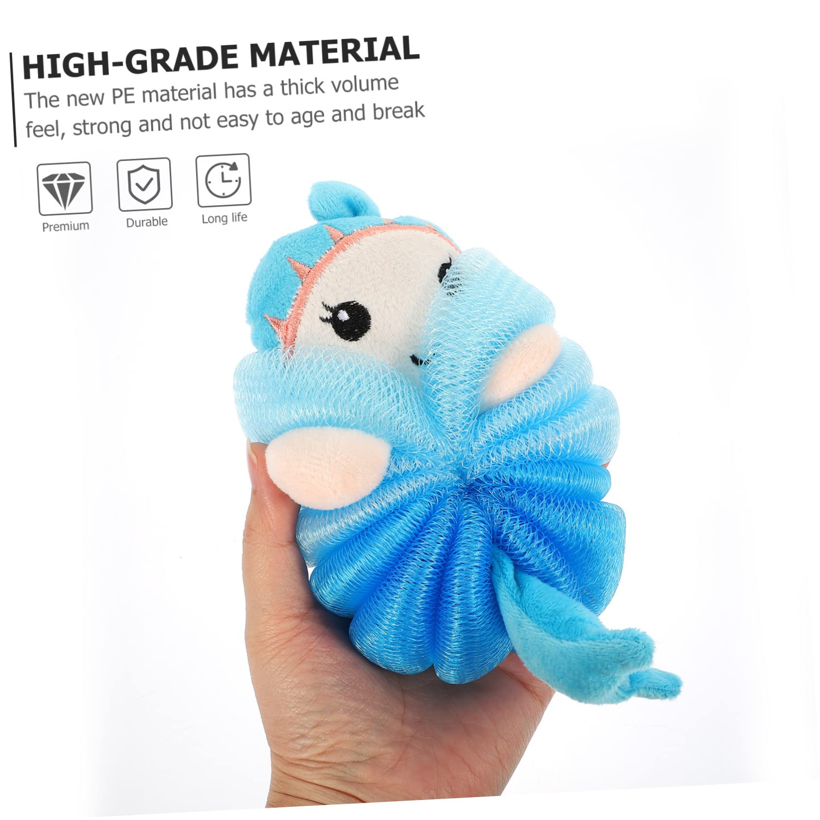 minkissy 12 szt. do kąpieli szczotka do kąpieli zwierzęta gąbki do ciała siatka piłka prysznicowa środki czyszczące Esponja para Bañarse wanna prysznic luffa piłka miękka ściereczka do kąpieli