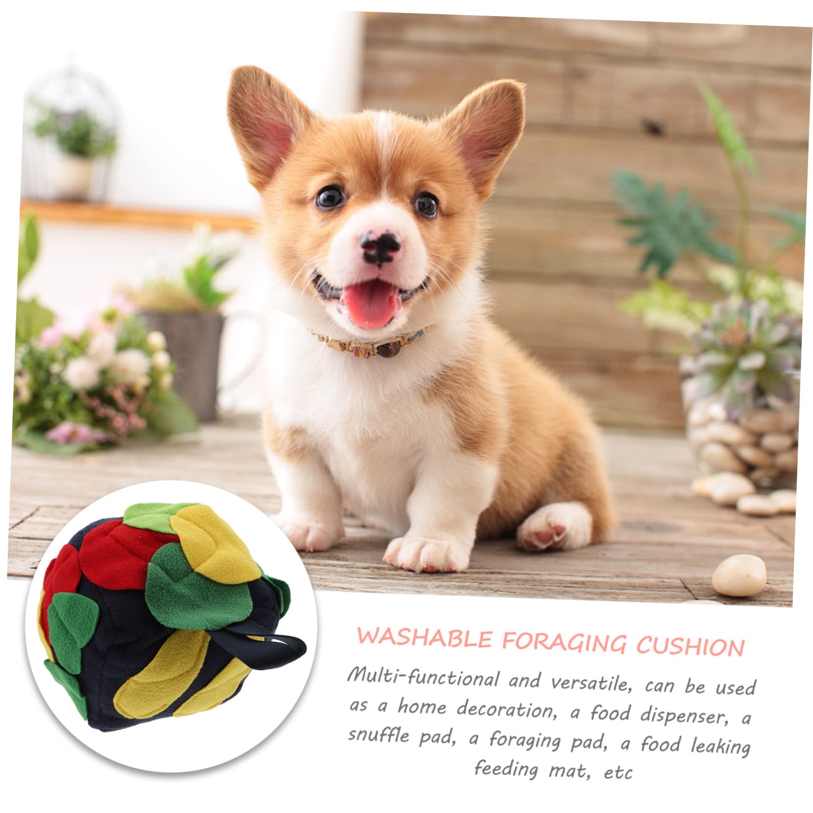 Kisangel 2piezas Pelota De Forrajeo para Perros Juguete Interactivo De Alimentación Lenta para Estimulación Mental y Evitar La Obesidad Retro