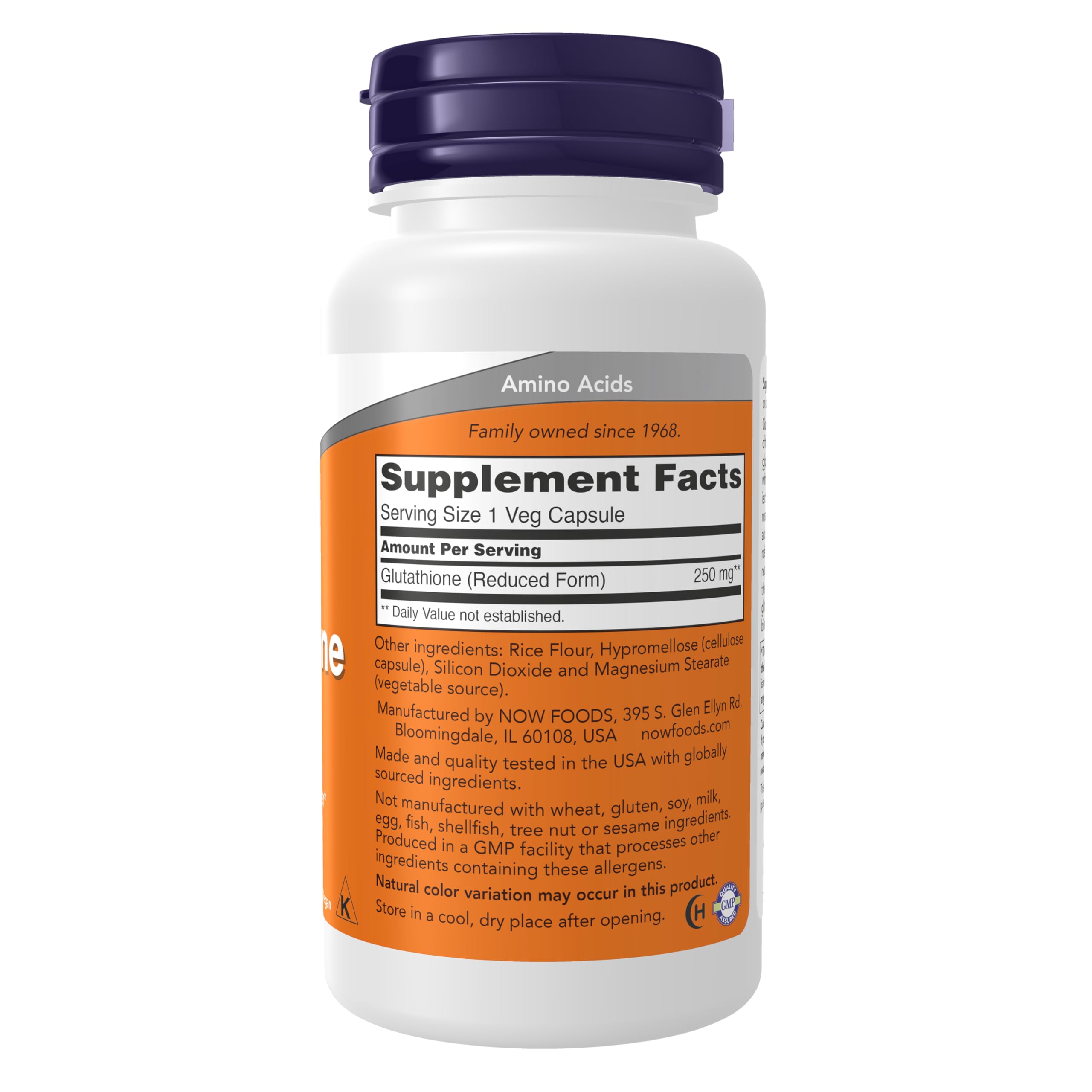 Amazon.com: Now Supplements, Glutathione 250 mg, Detoxification Support*,  Free Radical Neutralizer*, 120 Veg Capsules : Health & Household