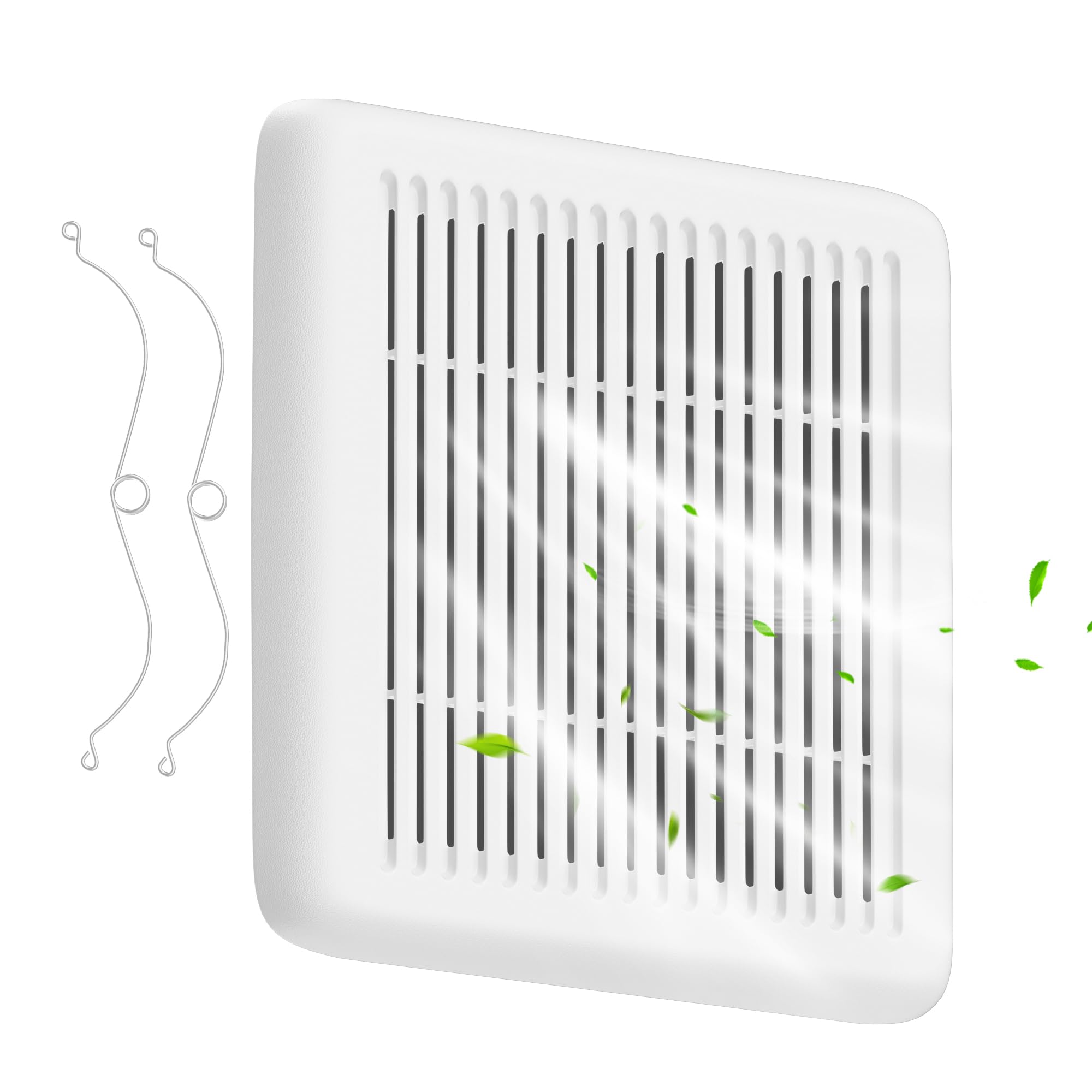 View 1 of 11.5" x 12" Bathroom Fan Grille Cover Compatible with Bro-an-Nu-Tone FGR300 Replacement Grille Cover for Bathroom Ventilation Fans Fits Roomside Series Bathroom Ventilation Fan