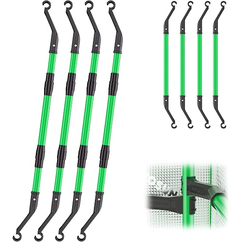 VIVOSUN Grow Tent High CFM Kit, Heavy-Duty Mounting Bars, High Airflow Support Pole Kit 39"-60" Adjustable, Suitable for 3.3’×3.3’, 4’×2’, 4’×4’, and 5’×5’ Tents, 4-Pack