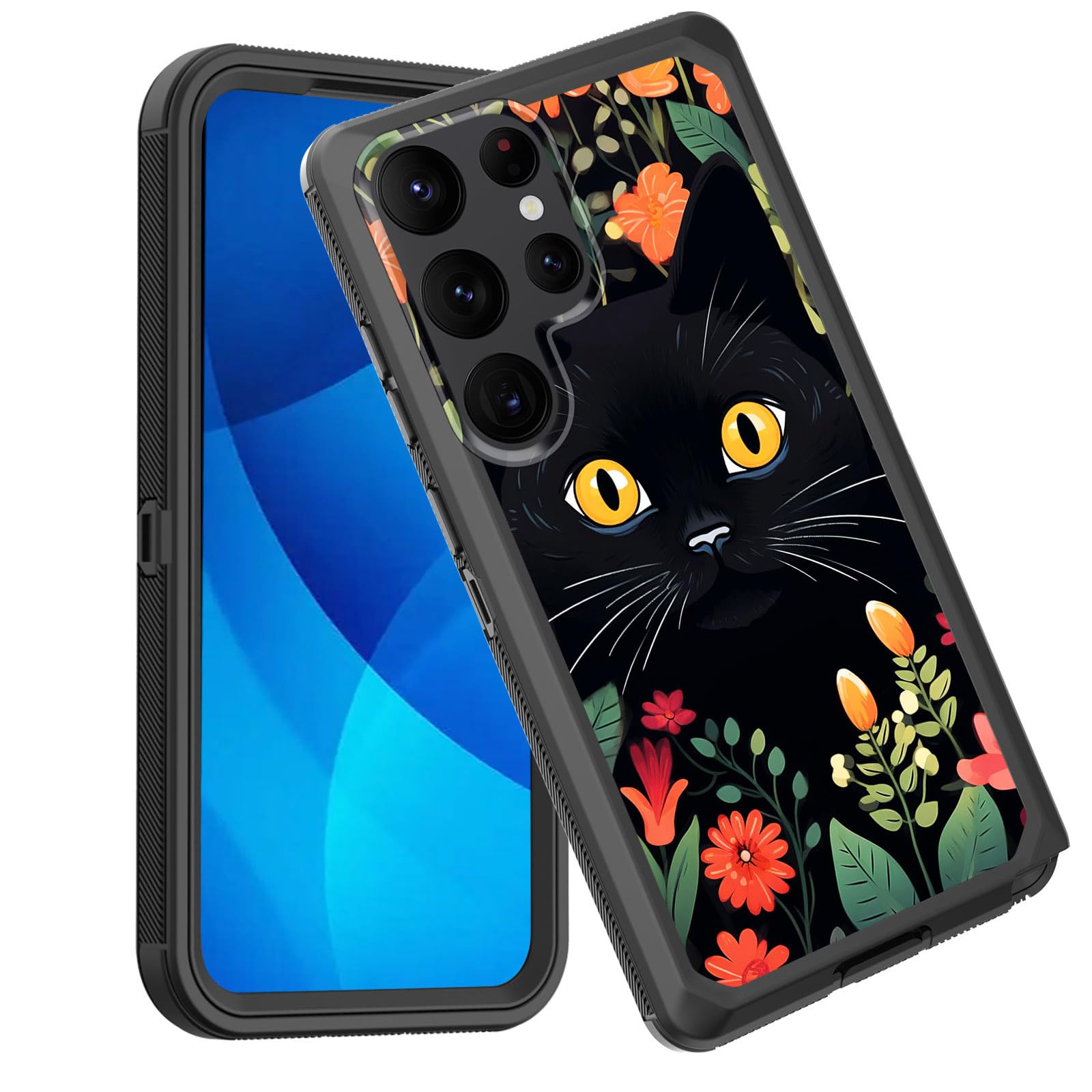 GFEWYTJYJ for Galaxy S25 Ultra Case,Shockproof 3-Layer Full Body Protection Rugged Heavy Duty High Impact Hard Cover Case for Samsung Galaxy S25 Ultra