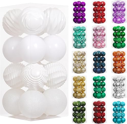 XmasExp - Bolas de Navidad para colgar (34 unidades, irrompibles)