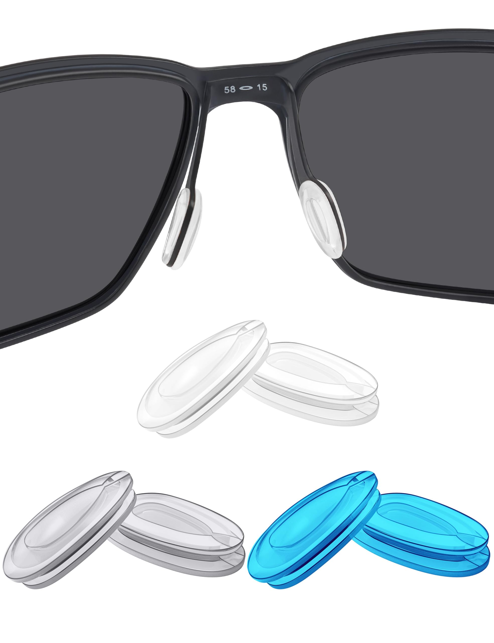 BLAZERBUCK Replacement Nose Piece Nose Pads for Oakley Holbrook Metal OO4123 Sunglass