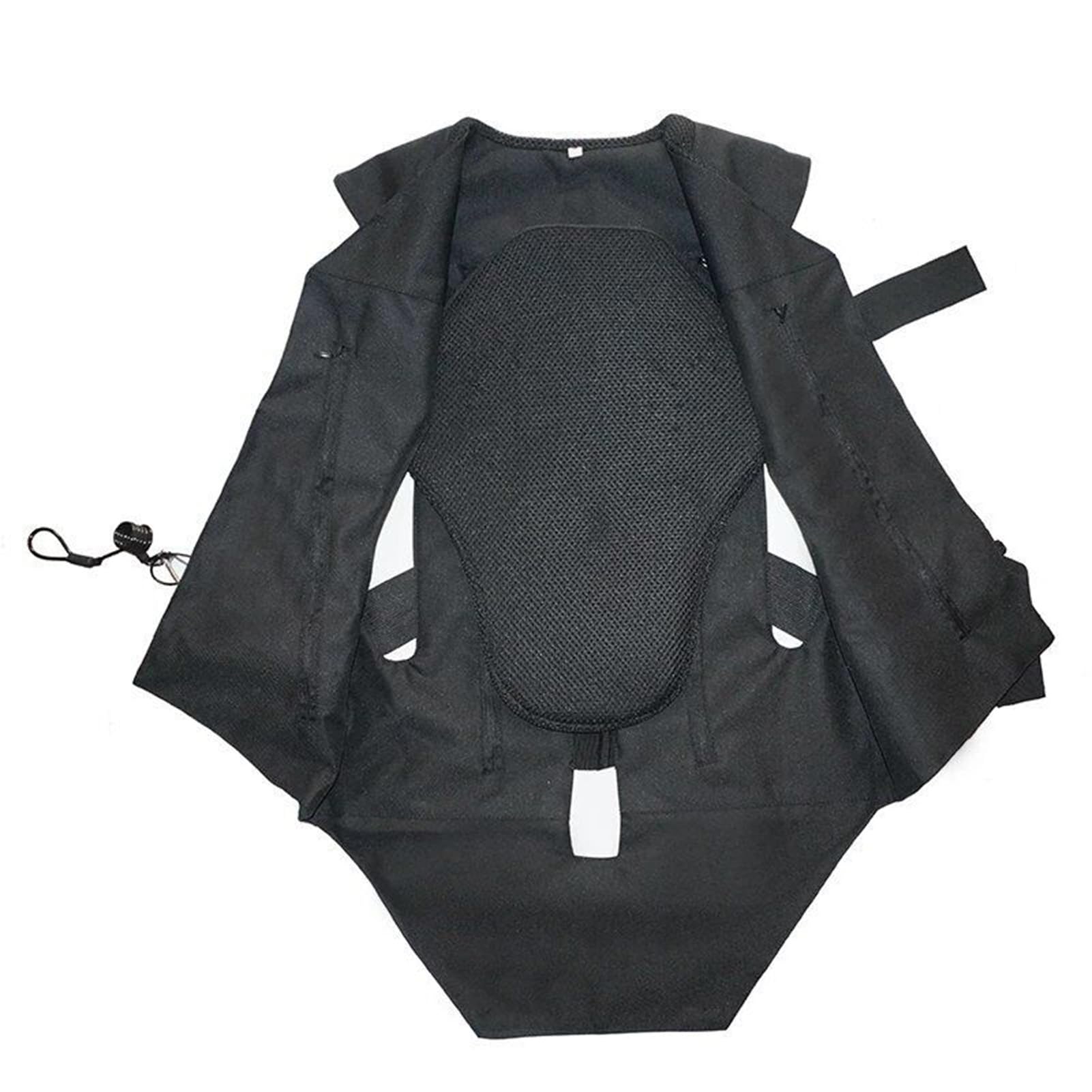 Chaleco de equitación con airbag reutilizable for hombres, mujeres y jóvenes, 0.1S, con protección for cuello, coxis, pecho y espalda.