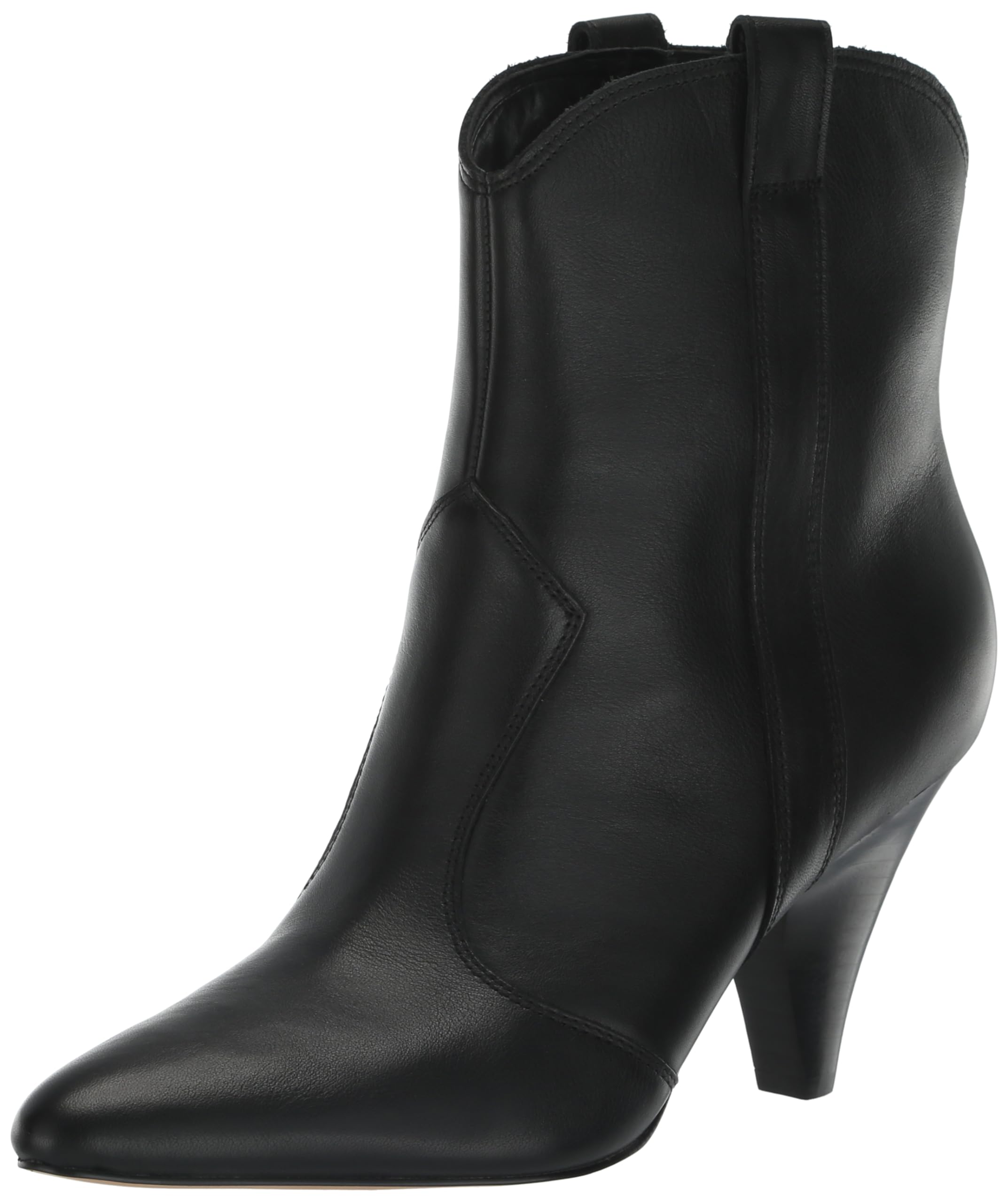 Marc Fisher LTDWomen's Carissa Ankle Boot, Black Leather, 8.5