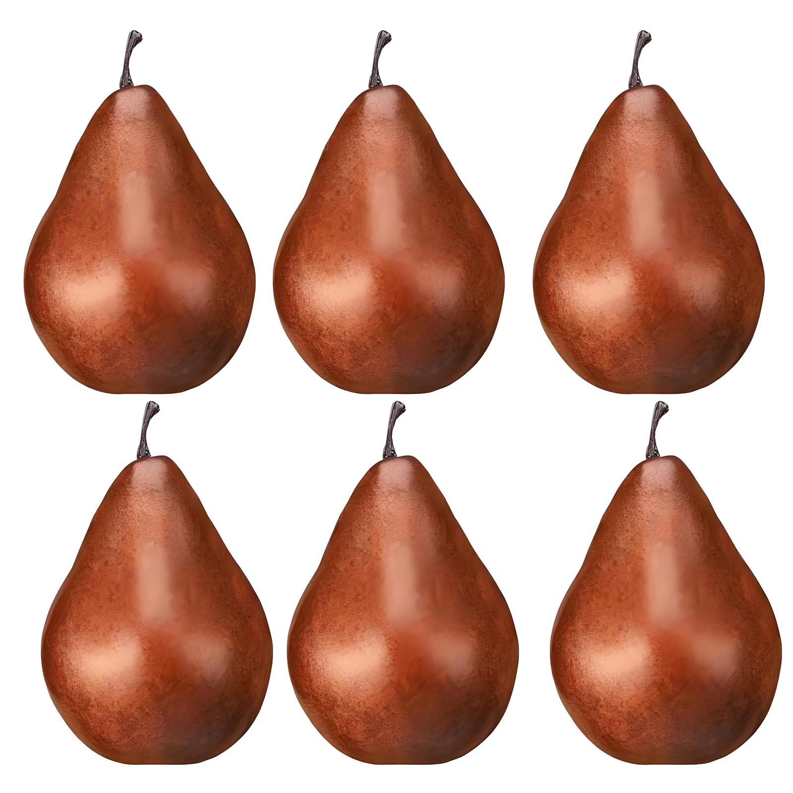 NMFLAB Artificial Faux Pear Ornament Fruit Decoration Perfect for Festives Event and Shops Fraudulent Fruit Decoration