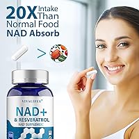 Vista 5 de Suplemento alternativo NMN 1500 mg – 120 cápsulas (suministro para 40 días) NAD+ de alta pureza y resveratrol para anti-envejecimiento, apoyo
