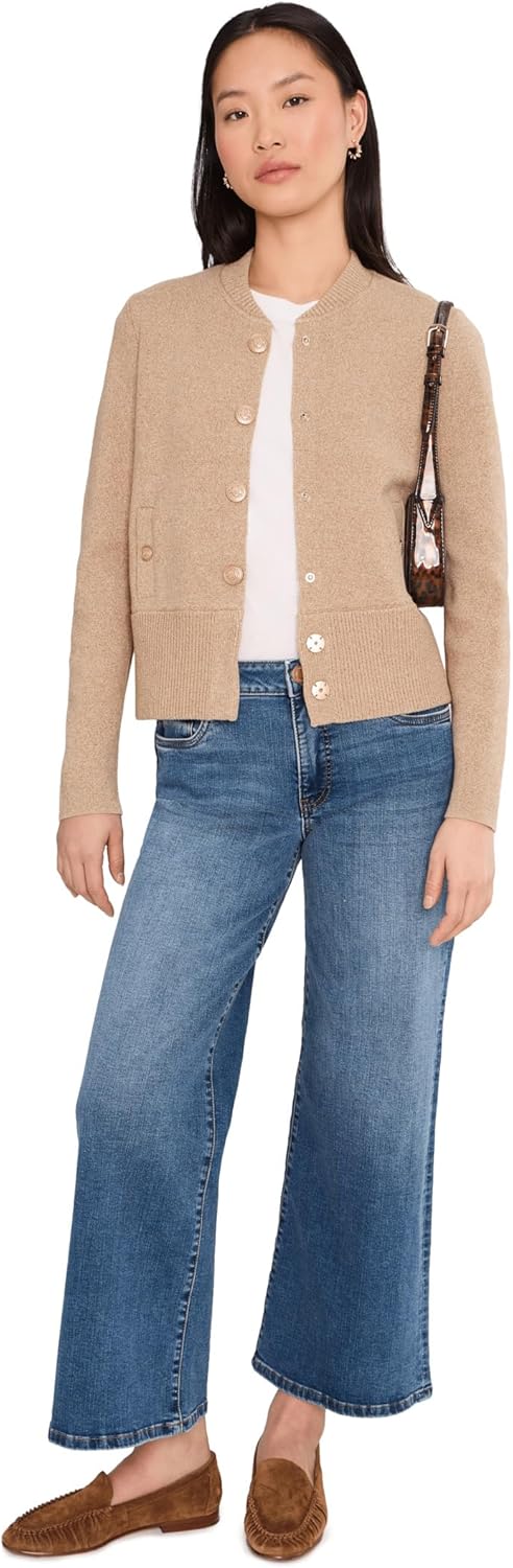 NIC+ZOE Women's Knit Bomber Snap Jacket