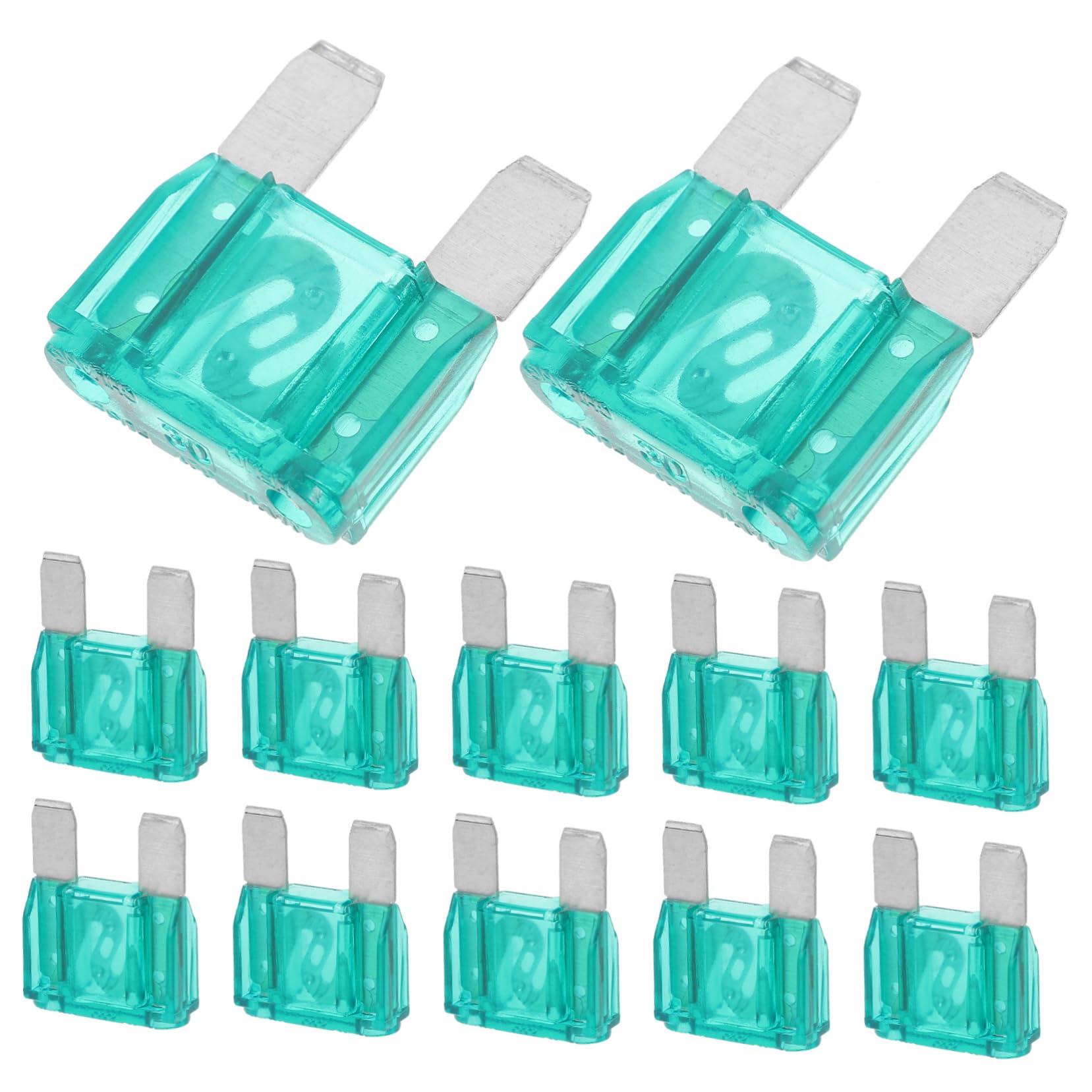 PartyKindom 80pièces Kit De Fusibles Automobiles Mini Fusibles De Remplacement Pour Voitures Et Camions Protection Électrique Sécurisée