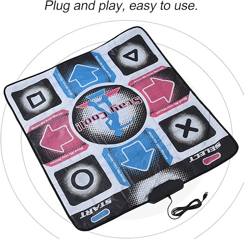 Miniatura 6 de Bewinner - Bloc de baile para niños y adultos, antideslizante, duradero, resistente al desgaste, para baile, música, juego, bailarina, manta con