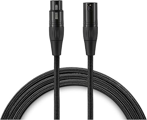 Miniatura 3 de Warm Audio Cable de micrófono XLR hembra a XLR macho de la serie Premier, 15 pies, negrodorado (prem-XLR-15 pies)