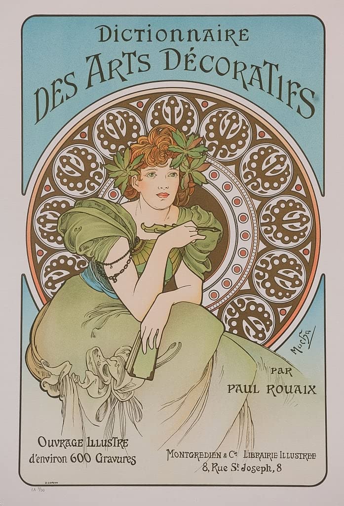 Poster image impression sur toile Alphonse Mucha - Décoration salon