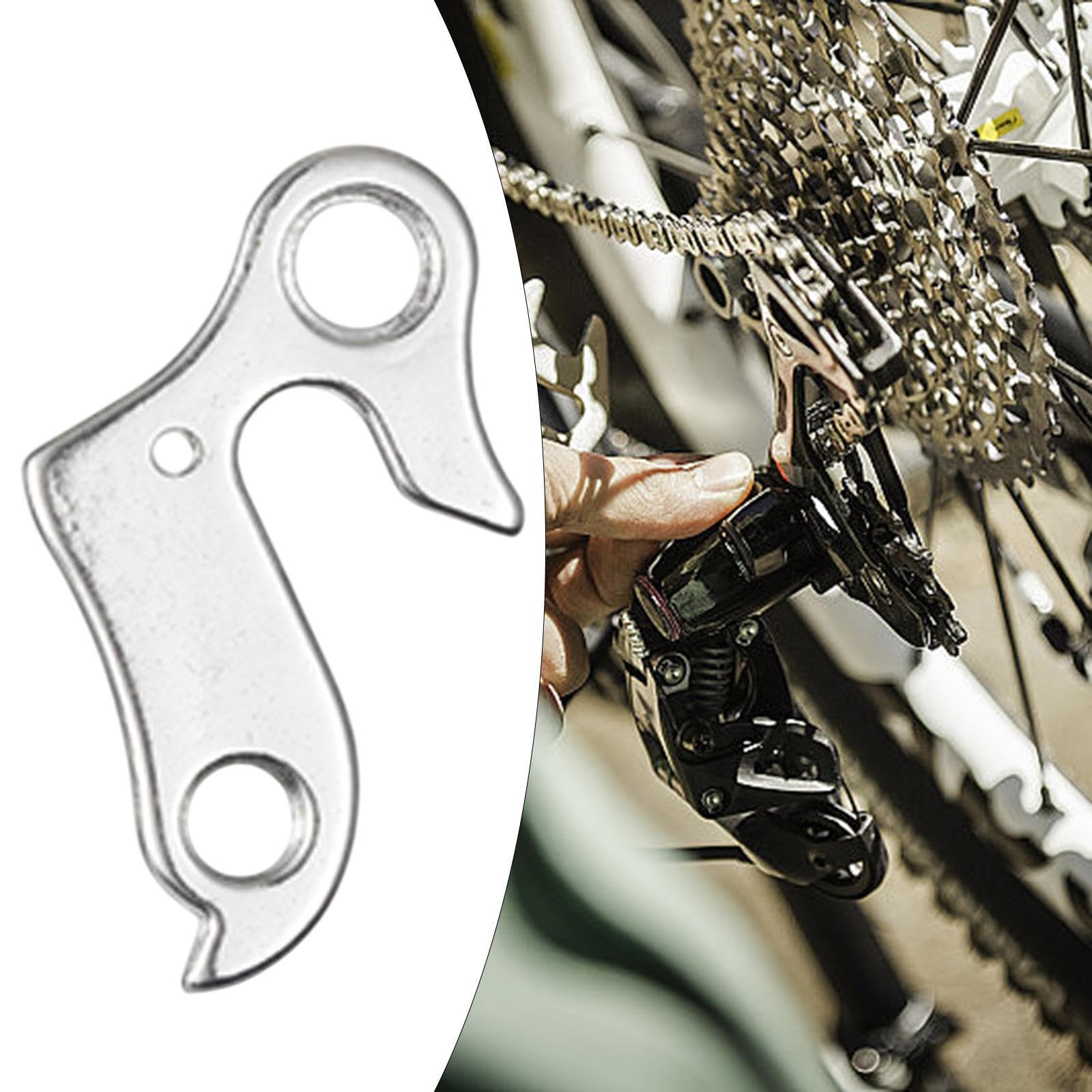 Alliage Argenté Crochet De Dérailleur Arrière En Alliage Pour Vélo VTT Ou Route - Accessoire De Remplacement Vis Incluses Installation Facile Alliage Argenté Crochet De Dérailleur Arrière En Alliage Pour Vélo VTT Ou Route - Accessoire De Remplacement Vis Incluses Installation Facile