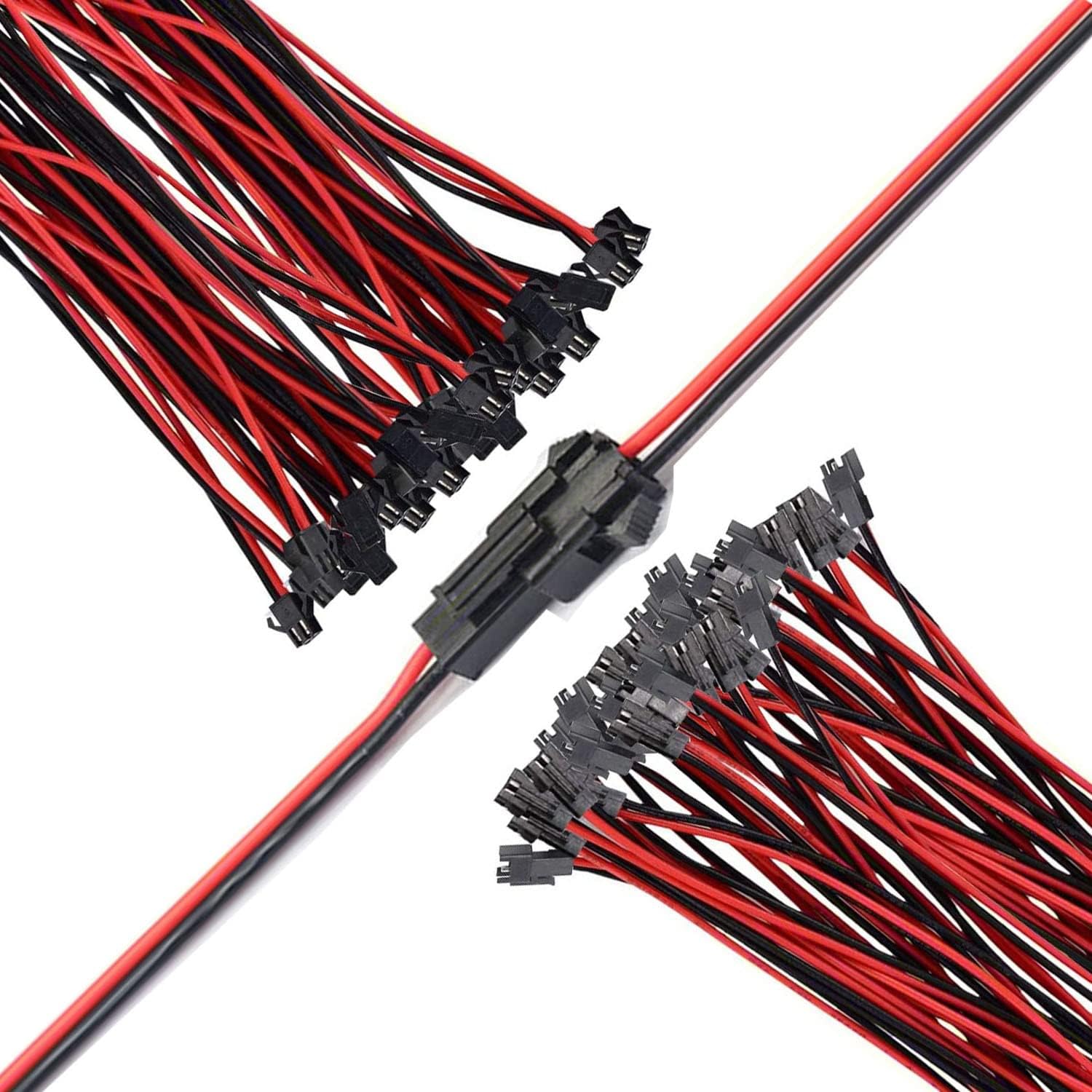 22 AWG JST SM 2 Pin Stecker Männlichen und Weiblichen Steckverbinder ...