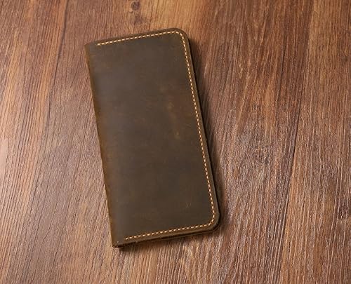 Miniatura 3 de Personalized Distressed Genuine Leather passport wallet holder case/travel document holder/boarding pass holder/travel wallets -TW005S