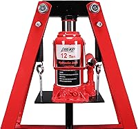 Vista 5 de Prensa hidráulica de 12 toneladas con marco A con placas de prensa