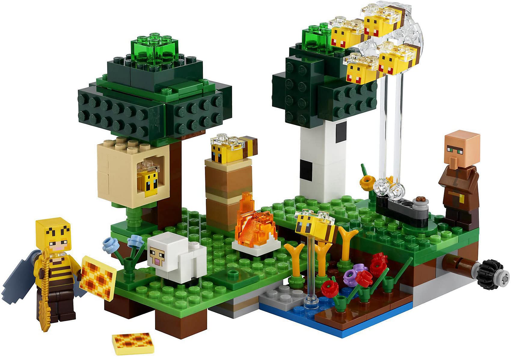 LEGO(r) Minecraft(tm) The Bee Farm 21165 Minecraft Building Action Toy with a Beekeeper, Plus Cool Bee and Sheep Figures - Image 9
