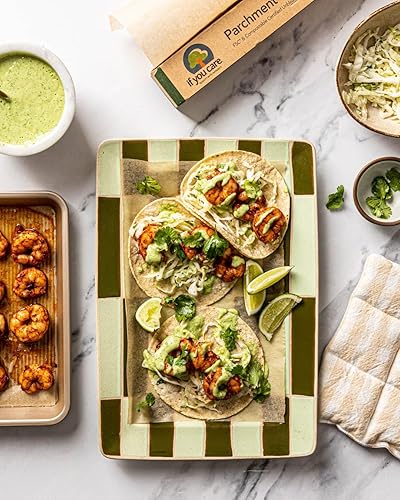 Miniatura 7 de If You Care Papel de hornear pergamino de 70 pies cuadrados sin blanquear sin cloro a prueba de grasa revestimiento de silicona tamaño estándar se