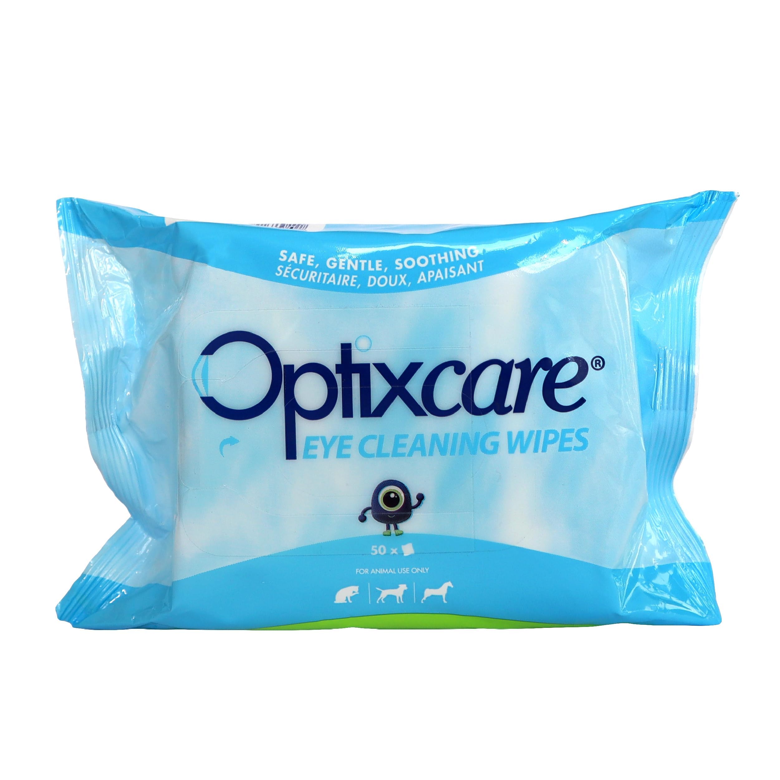 OptixCare Eye Cleaning Wipes, 50-Count