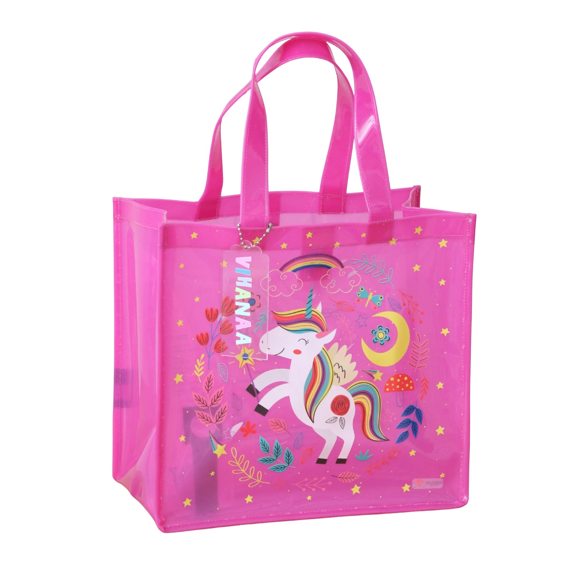 rosada Kids Unicorn Personalised Travel Sling, Purple-picture-11