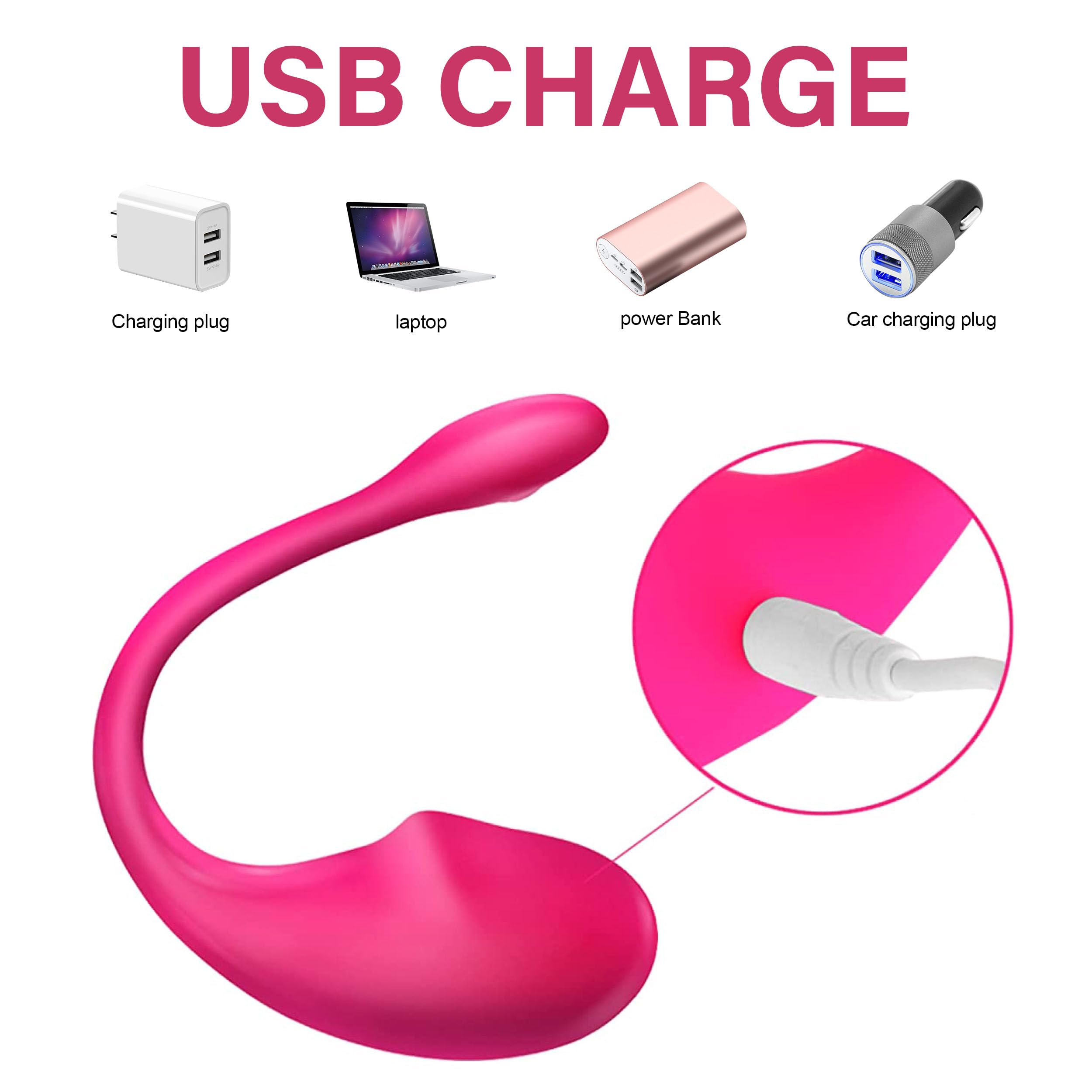 Vibratoreper Donna Professionale Succhia Clitoride - Sexytoysys Donna Ovetto Vibrante Donna App Telecomando 10 Modalità Stimolante Massaggiatore Portatile Vibratori G-Spot Sexy Shop Hot Oggetti